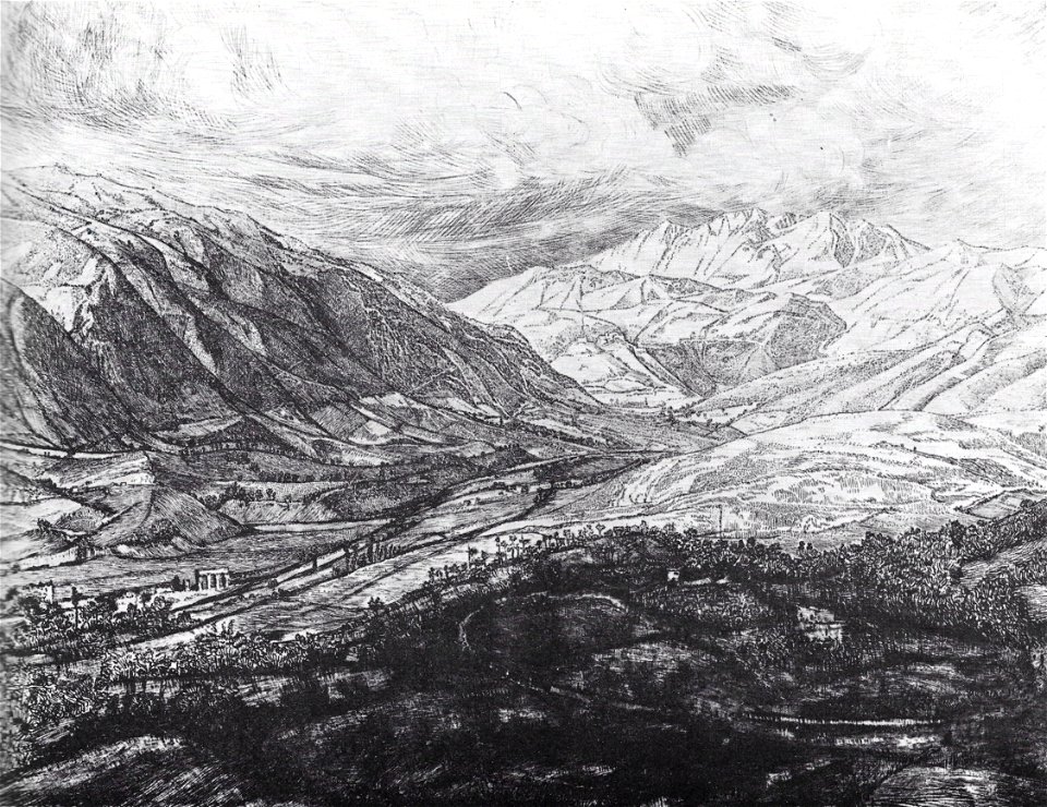 François Maréchal - Les montagnes (Colle Pagliaro) (1903)