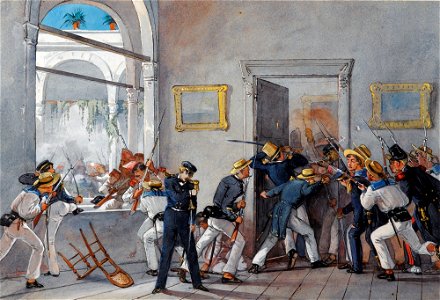François d'Orléans - Mexique, 1838, combat de Vera Cruz
