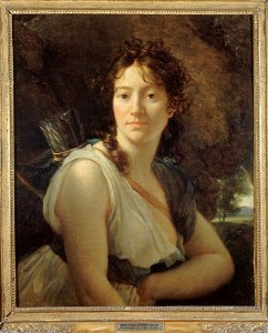 François Gérard - Portrait de Mademoiselle Duchesnois (1777-1835), sociétaire de la Comédie-Française, dans le rôle de Didon - P1005 - Musée Carnavalet