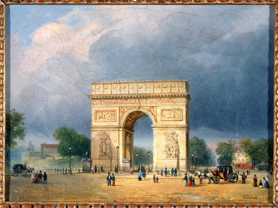 François-Etienne Villeret - L'Arc de Triomphe de l'Étoile - P1241 - Musée Carnavalet