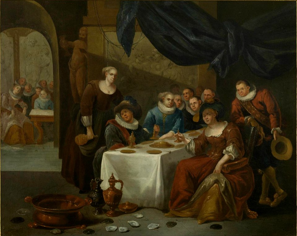 François Xaver Henri Verbeeck (Attr.) - Galant company