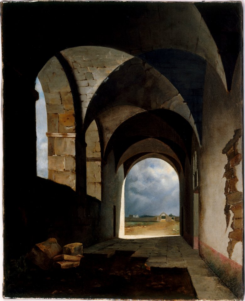 François Marius Granet - Effet de lumière dans les ruines - PPP569 - Musée des Beaux-Arts de la ville de Paris