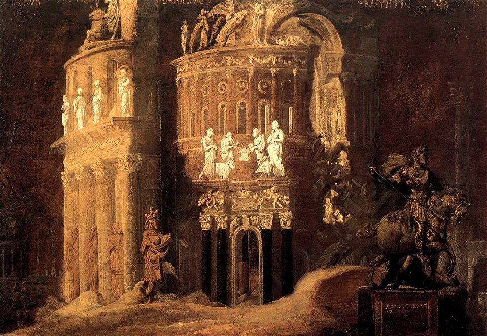François de Nomé - Landscape with Roman Ruins - WGA16587