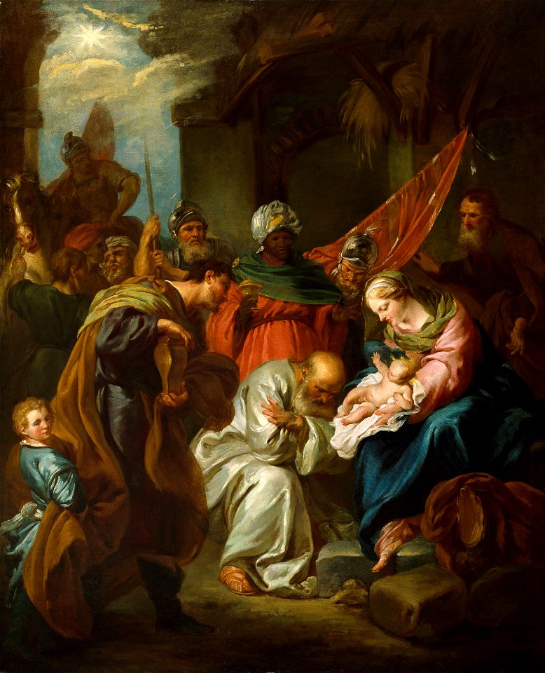 François Lemoyne - The Adoration of the Magi - BF.1989.4 - Museum of Fine Arts