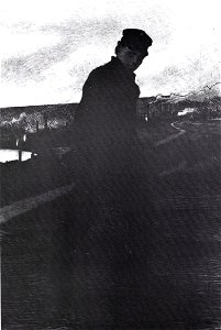 François Maréchal - Tombée de la nuit dans la vallée de la Meuse. Free illustration for personal and commercial use.