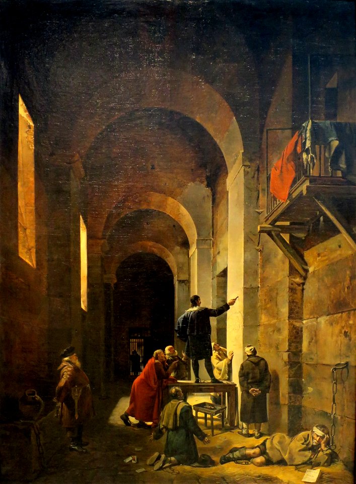 François Marius Granet - Stella en prison