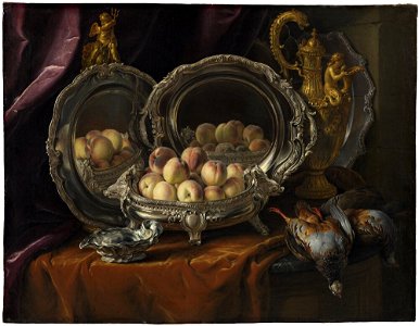 François Desportes - Silver Tureen with Peaches - NM 800 - Nationalmuseum