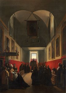 François Marius Granet - Homage to a Bishop - 1978.127 - Cleveland Museum of Art