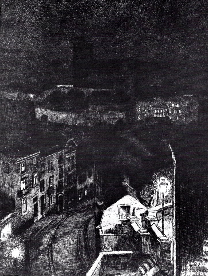 François Maréchal - La Basilique (de nuit, 1910)