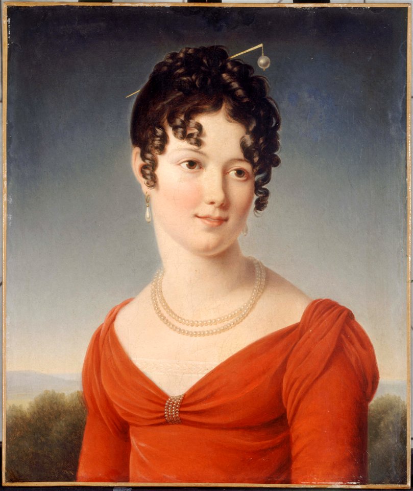 François Gérard - Portrait en buste d'Alexandrine-Anne de la Pallu, marquise de Flers (1786-1832) - P2812 - Musée Carnavalet