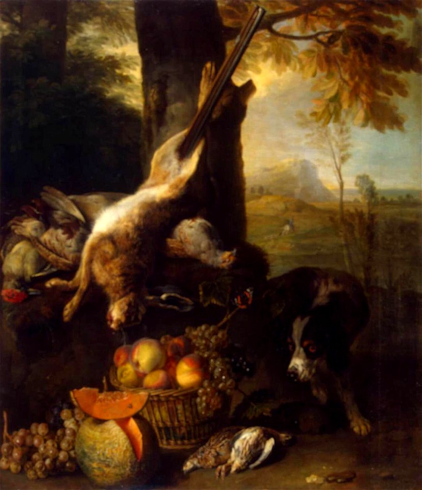 François Desportes - Still-Life with Dead Hare and Fruit - WGA06326