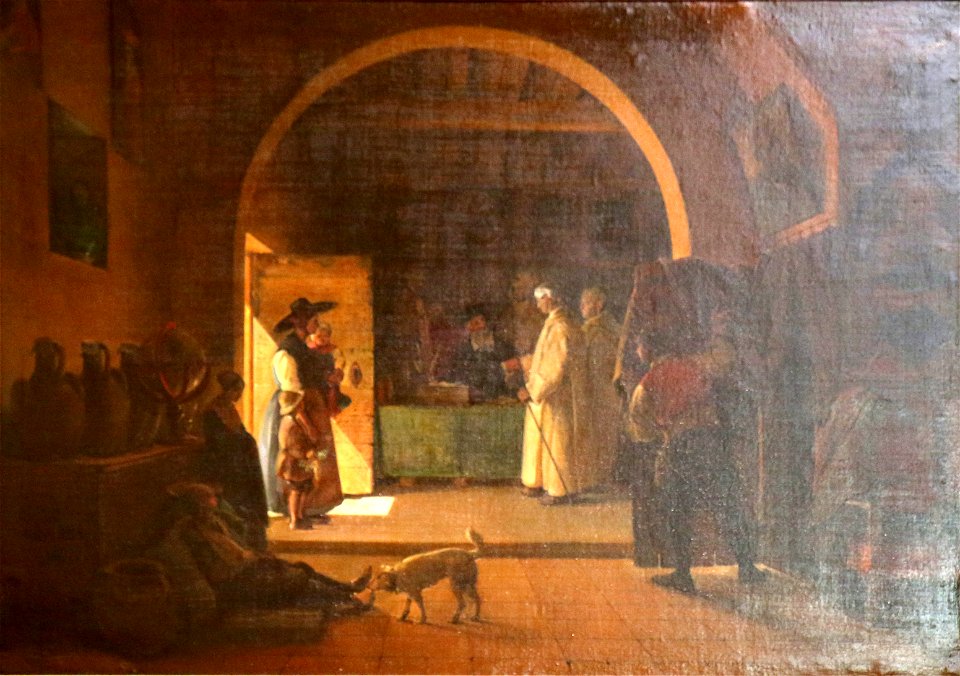 François Marius Granet - Nostradamus donnant des consultations