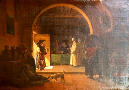 François Marius Granet - Nostradamus donnant des consultations