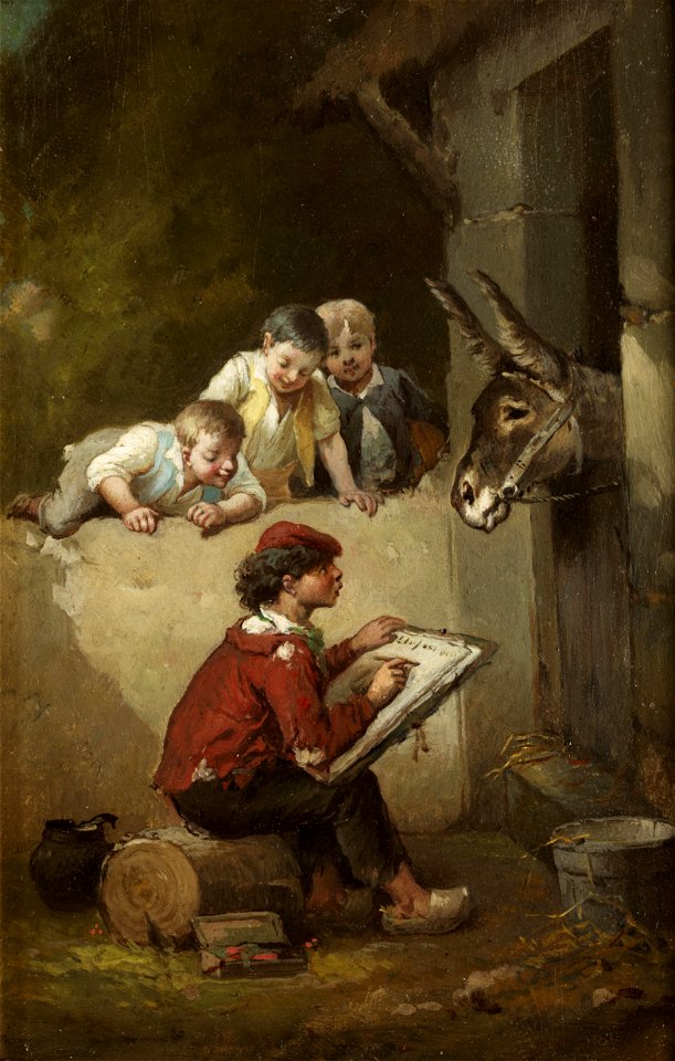 François-Louis Lanfant de Metz Der junge Künstler