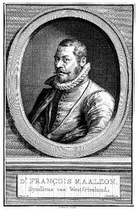 François Maelson, by Jacob Houbraken