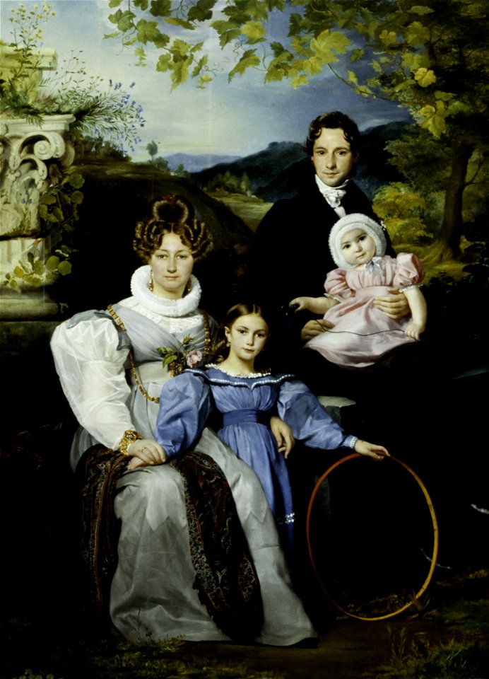 François-Joseph Navez - Portrait of the Gaspard Moeremans Family - 91.35 - Minneapolis Institute of Arts