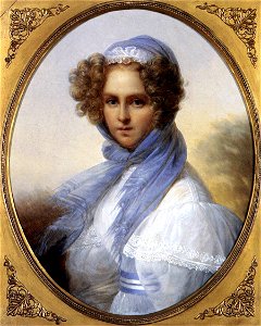 François Joseph Kinson - Presumed Portrait of Miss Kinsoen. - WGA12193. Free illustration for personal and commercial use.