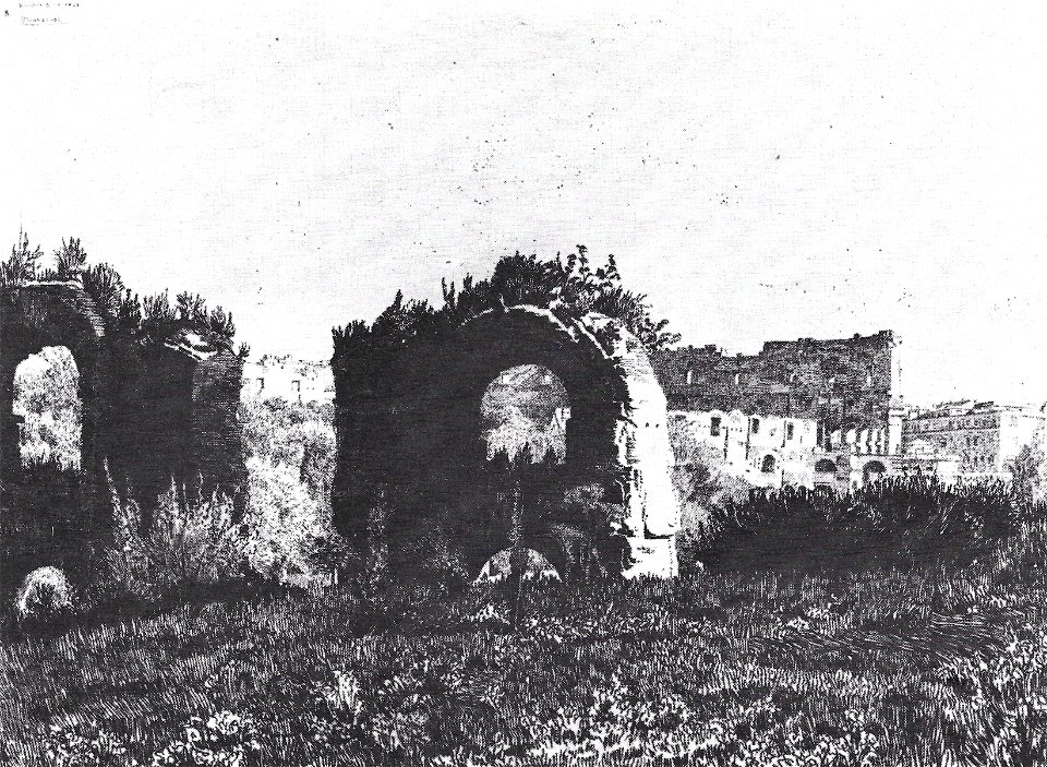 François Maréchal - Arcades de l'aqueduc de Claude (1902)