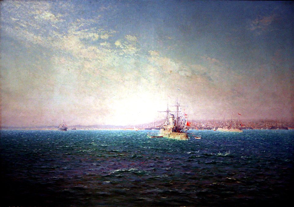 François Nardi-Escadre en rade de Toulon effet de Mistral mg 5180