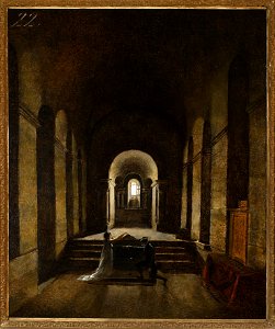 François-Marius Granet - Vow (chapel interior) - M.Ob.380 - National Museum in Warsaw
