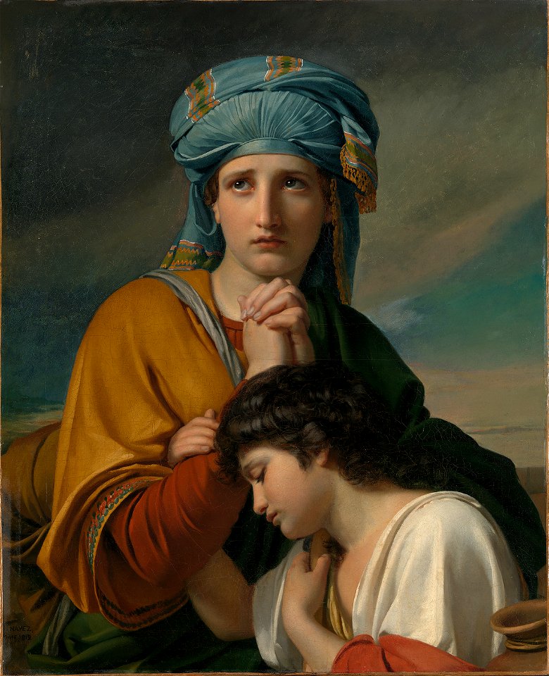 François Joseph Navez - Hagar in de woestijn - SA 2988 - Amsterdam Museum