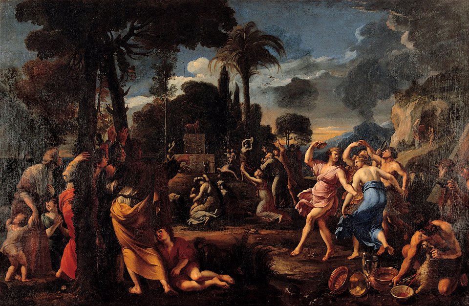 François Perrier - Adoration of the Golden Calf - Google Art Project