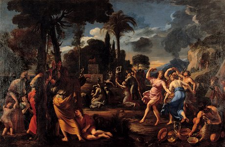 François Perrier - Adoration of the Golden Calf - Google Art Project