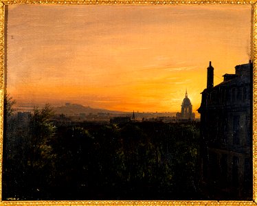 François-Edme Ricois - Vue de Paris, prise de Montparnasse - P296 - Musée Carnavalet