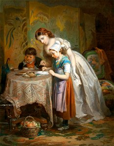 François Louis Lanfant - The writing exercise
