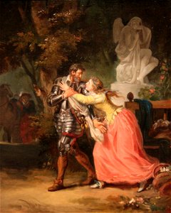François-André Vincent - Adieux de Henri IV et de Gabrielle