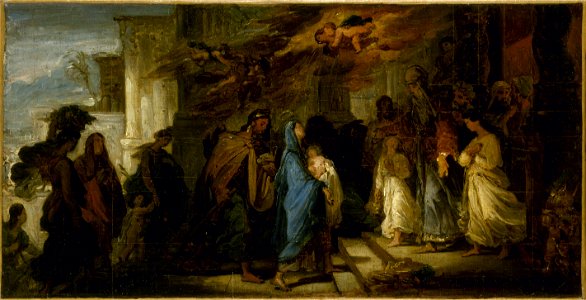 François-Joseph Heim - Esquisse pour l'église Notre-Dame-de-Lorette , la Présentation au temple - PPP4644 - Musée des Beaux-Arts de la ville de Paris