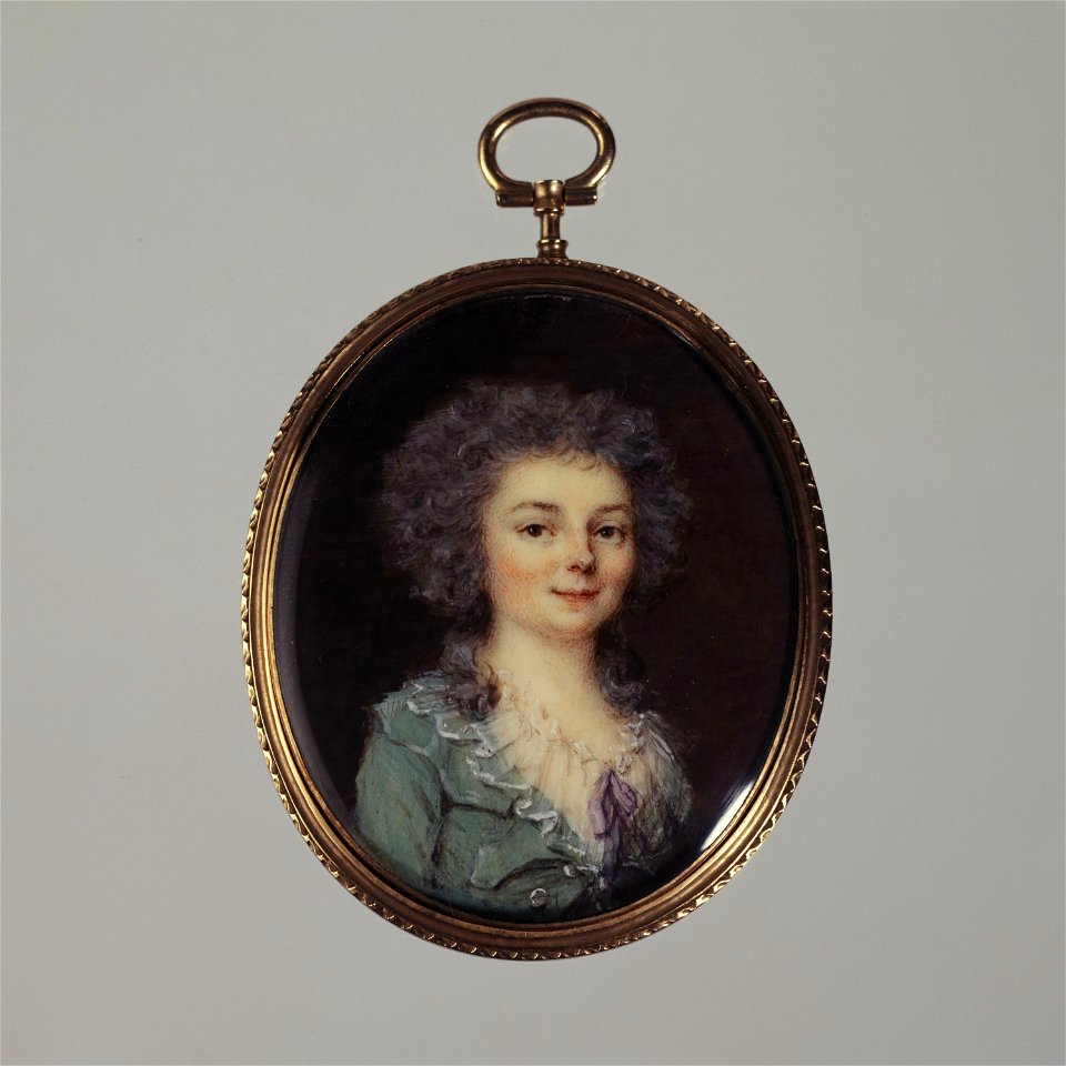 François-Antoine Romany - Portrait en buste d'une jeune femme - J 734 - Musée Cognacq-Jay