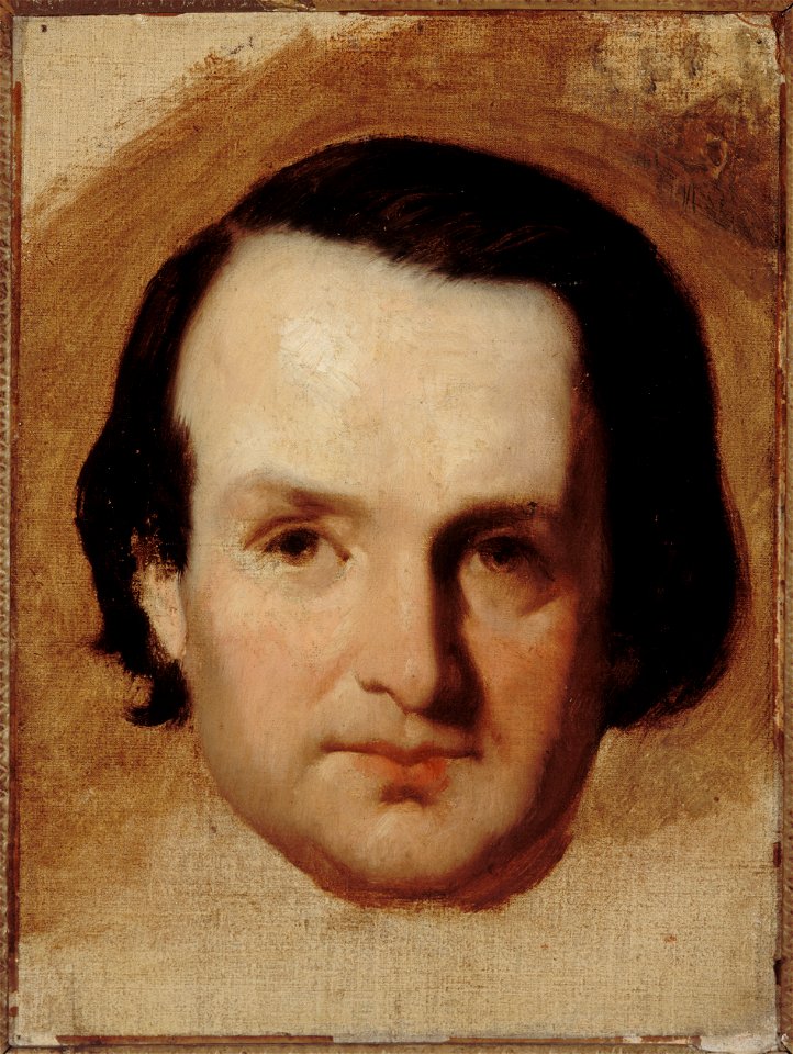François-Joseph Heim - Portrait de Victor Hugo (1802-1885), écrivain - P151 - Musée Carnavalet. Free illustration for personal and commercial use.