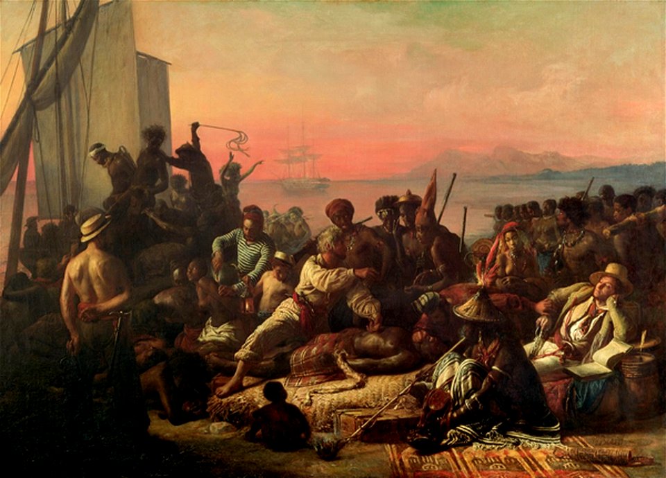 François-Auguste Biard - La traite des esclaves