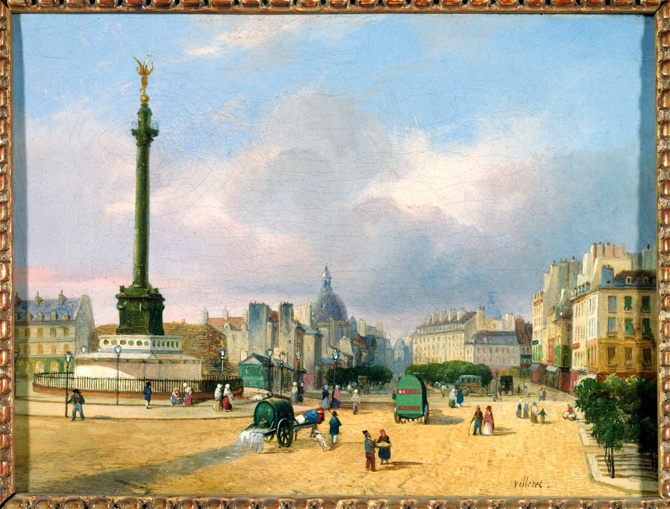 François-Etienne Villeret - La place de la Bastille - P1242 - Musée Carnavalet