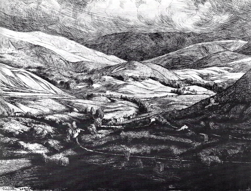 François Maréchal - Les montagnes de la Sabine (1903)