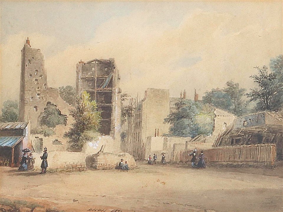 François-Edme Ricois Hausruinen 1877