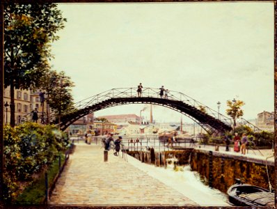 François-Marie Firmin-Girard - Le Canal Saint-Martin - P2278 - Musée Carnavalet