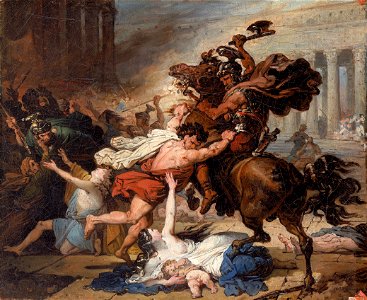 François-Joseph Heim - Study for Destruction of Jerusalem by the Romans - Google Art Project