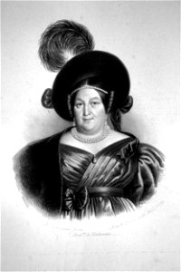 Frau Biedermann Litho