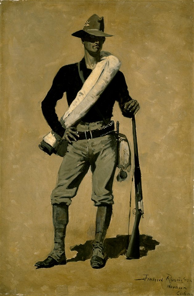 Frederic Remington - U. S. Soldier, Spanish-American War - 43.41 - Museum of Fine Arts