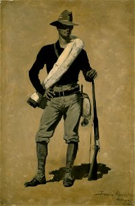 Frederic Remington - U. S. Soldier, Spanish-American War - 43.41 - Museum of Fine Arts