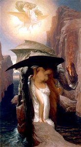 Frederic Leighton - Perseus and Andromeda - Google Art Project 2. Free illustration for personal and commercial use.