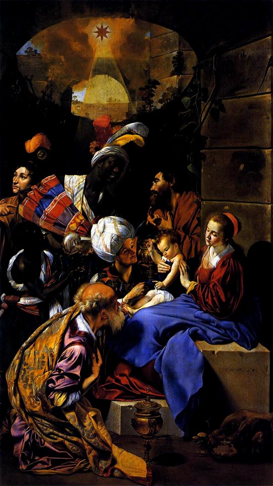 Fray Juan Bautista Maino - Adoration of the Kings - WGA13870