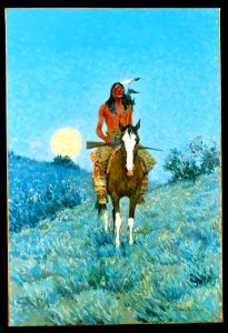Frederic Sackrider Remington - The Outlier - Google Art Project