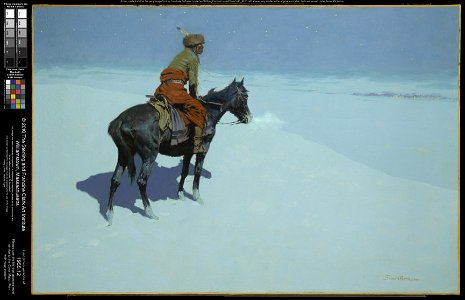 Frederic Remington - Friends or Foes^ (The Scout) - 1955.12 - Clark Art Institute