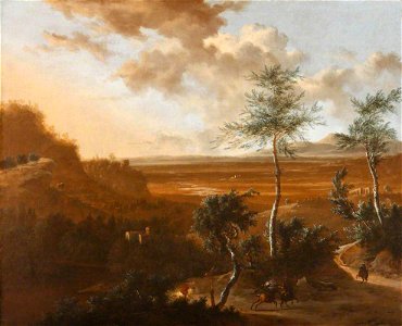 Frederick de Moucheron - An Extensive Southern Landscape with an Ambush NTIV HACH 1165958-001