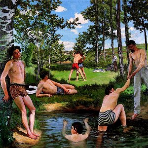 Frederic Bazille Summer Scene (Bathers)
