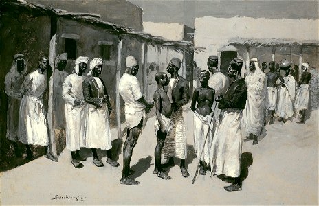 Frederic Remington - Slave Market - 1982.800 - Art Institute of Chicago