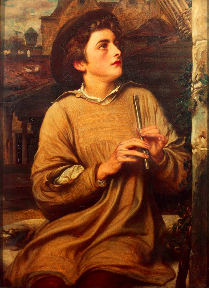 Frederic Leighton (1830-96) - Duett, John Hanson Walker (1844-1933) - RCIN 406953 - Royal Collection